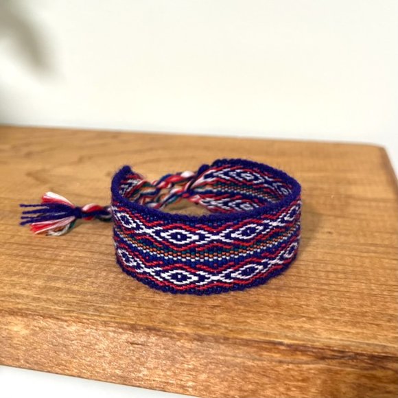 Colorful Vibrant Striped Woven Bracelets - Handmade Friendship Bracelets - Assor - Picture 4 of 10